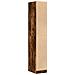 Armadietto da Farmacia Rovere Fumo 30x41x174,5 cm in Truciolato - Foto miniatura 7