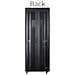 RSL42U812BL rack 42U Rack indipendenti Nero - Foto miniatura 2