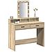Tavolo da trucco con luci LED Rovere Sonoma 100x41x140 cm - Foto miniatura 3