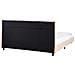 Letto Bouclé Albi 160 X 200 Cm Beige - Foto miniatura 6