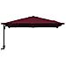 Ombrello da giardino Rosso bordò 248.5 x 247.5 x 160 cm Tessuto - Foto miniatura 5