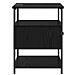Armadio da Notte con cassetto 2 pcs Rovere nero 40 x 42 x 56 cm - Foto miniatura 8