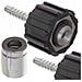 Set Di Raccordi Per Tubo Alta Pressione - Filettatura M22x1,5, Spina 14 Mm | Compatibile Con Idropulitrici Dn6, 1/4"" | Acciaio Inossidabile E Plastica - Foto miniatura 1