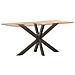 Gamba per Tavolo da Pranzo a Forma di Ragno Nero 120x68x (72-73) cm Acciaio - Foto miniatura 6