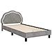 Struttura letto bambini con testata Grigio chiaro 80 x 200 cm - Foto miniatura 4