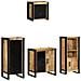 Set di mobili per il bagno 4 pcs Legno di mango massello - Foto miniatura 2