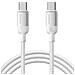 Cavo USB-C - Silicone, Bianco, 60W - Foto miniatura 1