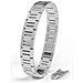 Bracciale Da Uomo Premium ""power"" In Acciaio Chirurgico 316l, Argento, 23 Cm - Foto miniatura 1