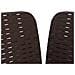 Poltrona a 1 Posto con Cuscino Aspetto Rattan PP Marrone - Foto miniatura 5