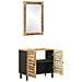 Set di Armadi da Bagno 2 pz Naturale 62 x 33 x 58 cm - Foto miniatura 3