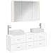 Set di mobili per il bagno 4 pcs Bianco - Foto miniatura 1