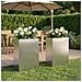 Vaso da giardino 2 pz Argento 50 x 40 x 75 cm Acciaio Inox - Foto miniatura 2