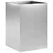 Vaso da giardino 2 pz Argento 40 x 40 x 75 cm Acciaio zincato - Foto miniatura 3