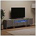 Mobile TV LED a 5 pezzi Sonoma grigio Legno ingegnerizzato - Foto miniatura 6