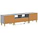 Mobile TV LED a 5 pezzi Sonoma grigio Legno ingegnerizzato - Foto miniatura 9