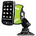 Supporto Universale Verde Da Auto Smartphone Gps A Ventosa - Foto miniatura 4