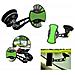 Supporto Universale Verde Da Auto Smartphone Gps A Ventosa - Foto miniatura 3