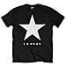 David Bowie - Blackstar (t-shirt White Star On Black) (t-shirt Unisex Tg. M)  - Foto miniatura 1