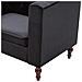 Poltrona Con Rivestimento In Velluto 86x67x71 Cm Nero - Foto miniatura 7