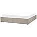 Letto In Tessuto Beige Con Contenitore 180 X 200 Cm Dinan - Foto miniatura 20