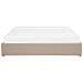 Letto In Tessuto Beige Con Contenitore 180 X 200 Cm Dinan - Foto miniatura 8