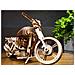 Puzzle in Legno 3D - Motocicletta VM 02 Kit di Costruzione - 189 Pezzi    - Foto miniatura 7