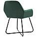 Sedie Da Pranzo 6 Pz Verdi In Velluto - Foto miniatura 6