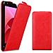 Custodia Compatibile Con Asus Zenfone 4 Selfie Pro In Rosso Mela - Coperchio Protettivo In Design Flip Con Chiusura Magnetica - Foto miniatura 9