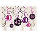 9900605 celebration 40th Swirl Decorations - Foto miniatura 1