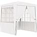 Gazebo Professionale Con Pareti 2,5x2,5 M Bianco 90 G / m² - Foto miniatura 1
