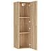 Mobile Porta TV Rovere Sonoma 30,5x30x110 cm Legno Multistrato - Foto miniatura 6