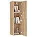 Mobile Porta TV Rovere Sonoma 30,5x30x110 cm Legno Multistrato - Foto miniatura 9
