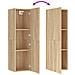 Mobile Porta TV Rovere Sonoma 30,5x30x110 cm Legno Multistrato - Foto miniatura 10