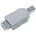 Basic-s Adattatore Usb Attacco Usb-a - Spina Usb B In Sacchetto Di Plastica Con Spina Euro (bs77045) - Foto miniatura 1