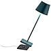 Lampada A Led Da Tavolo Poldina Pro Verde Scuro Ricaricabile E Dimmerabile Con Batteria Fino A 12 Ore - Foto miniatura 1
