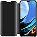 Custodia Compatibile Con Xiaomi Redmi 9t / Poco M3 In Tormalina Nera - Clear View Specchio Coperchio Protettivo Con Funzione Di Supporto Protezione A 360 Gradi - Foto miniatura 3