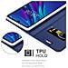 Custodia Compatibile Con Huawei Y6 2019 In Classy Blu Scuro - Coperchio Protettiva Con Chiusura Magnetica, Funzione Stand E Tasca Per Le Carte - Foto miniatura 6
