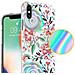 Custodia Compatibile Con Apple Iphone X / Xs Con Fiori Di Pesca - Coperchio Protettivo In Silicone Tpu Con Motivo Floreale - Foto miniatura 3