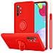 Custodia Compatibile Con Samsung Galaxy A52 4g / 5g In Liquid Rosso - Coperchio Protettivo In Silicone Tpu Flessibile Con Anello - Foto miniatura 1