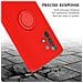 Custodia Compatibile Con Samsung Galaxy A52 4g / 5g In Liquid Rosso - Coperchio Protettivo In Silicone Tpu Flessibile Con Anello - Foto miniatura 7