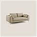 Plano Divano Lineare In Microfibra Tecnica T11 Beige - Foto miniatura 2