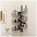 Scaffale Parete Angolo 2pz Grigio Sonoma 40x40x50cm Multistrato - Foto miniatura 11