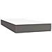 Materasso A Molle Grigio 100x200x20 Cm In Similpelle - Foto miniatura 1