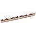 Eaton 215638 Sbarra A Pettine Rosso, Bianco 500 V 1 Collegamento A Forcella - Foto miniatura 1