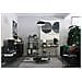 Wainwright Porta Tv In Vetro E Truciolato Laminato Rovere Nero - Foto miniatura 12