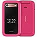 Senior Phone 2660 Flip 4G 128MB 48MB Ram Display 2.8" Slot MicroSD max Bluetooth Fotocamera 0.3 MP 1450 mAh Colore Rosa - Foto miniatura 1