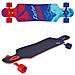 0721015 skateboard completo Tavola lunga Blu, Rosso - Foto miniatura 1
