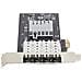 Scheda di rete SFP GbE a 4 porte, PCIe 2.0 x2 (compatibile x4, x8, x16), Controller Intel I350-AM4 4x 1GbE, 1000BASE rame /fibra ottica, NIC Gigabit Ethernet per desktop /server - Windows e Linux - Foto miniatura 3