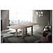 Tavolo Allungabile Otto, Consolle Ausiliare Da Cucina, Tavolo Allungabile, 100% Made In Italy, Cm 90x90h75, Olmo Perla - Foto miniatura 1