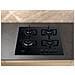 Piano Cottura GOA6423/NB1 a Gas 4 Fuochi Gas Colore Nero - Foto miniatura 4